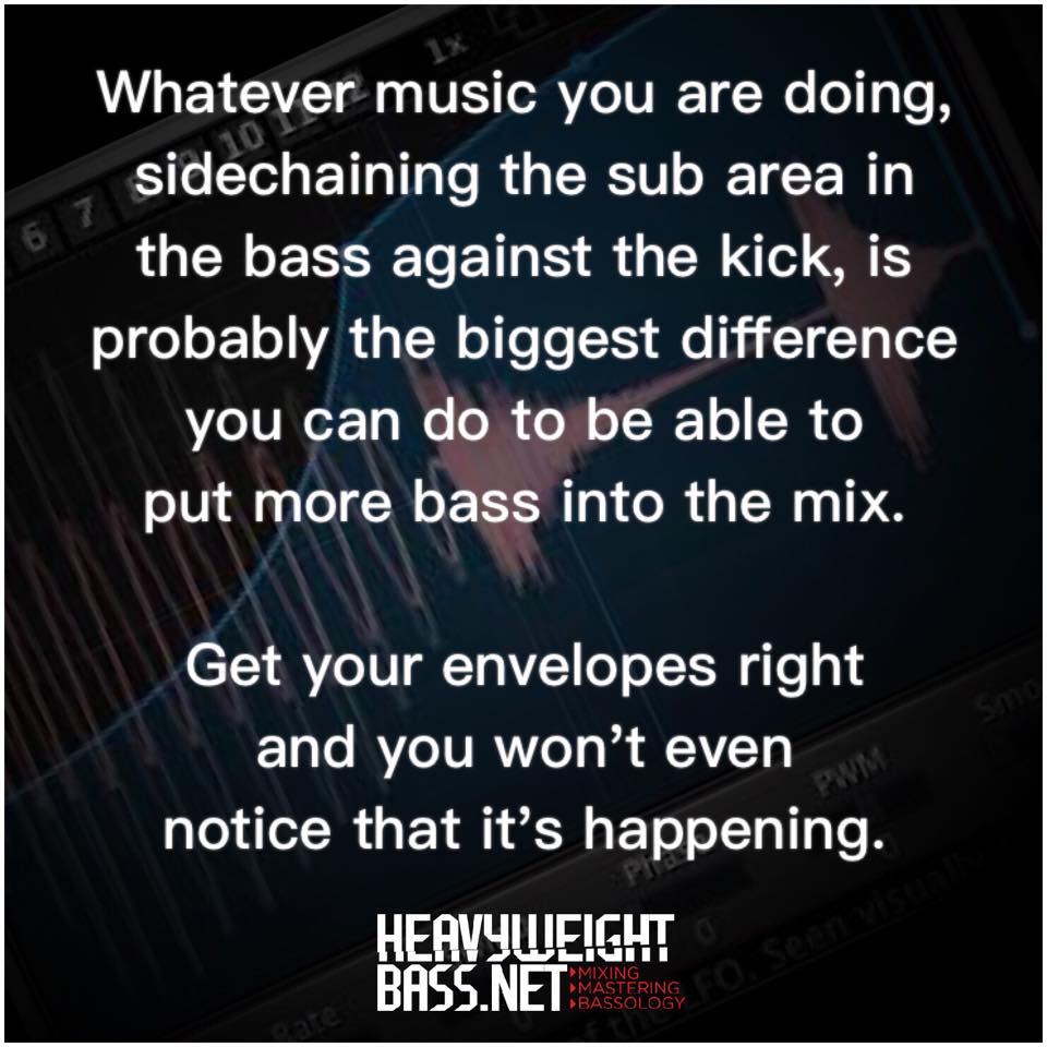 A Quick Tip – Don’t Forget To Sidechain !